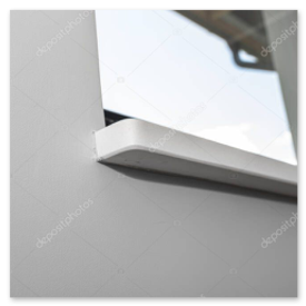 Parapet z konglomeratu w łazience